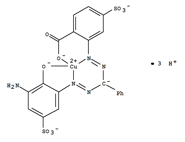 COPPER-FORMAZONE-BLUE-OF-4-SULFO-ANTHRANILIC-ACID
